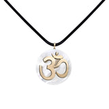 MOTHER OF PEARL OM PENDANT
