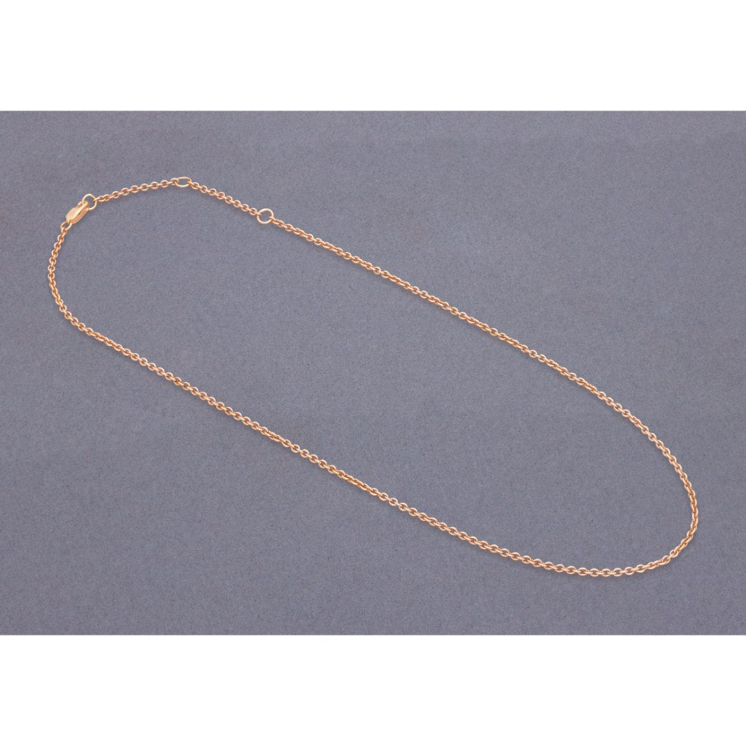 SIMPLE THICK ROSE GOLD CHAIN