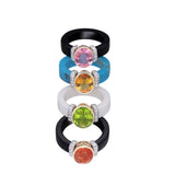 THE CONTRAST COCKTAIL RING CITRINE