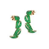 TSAVORITE VINE DROP EARRINGS