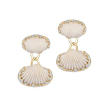 SEASHELL DOUBLE DROP EARRINGS