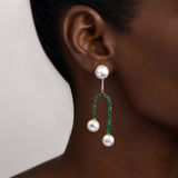 REVERSE 'U' EARRINGS