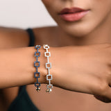 SQUARE BRACELET IOLITE