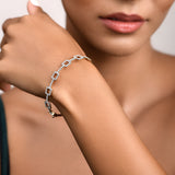 SQUARE BRACELET WHITE