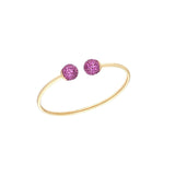 GLOW BALL BRACELET IN PINK