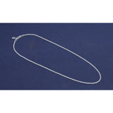 SIMPLE THICK WHITE GOLD CHAIN